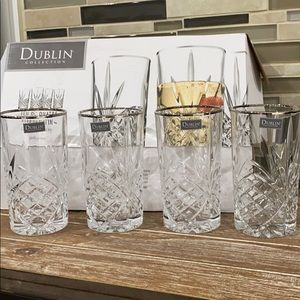 Godinger Platinum 12oz. Highball Glasses